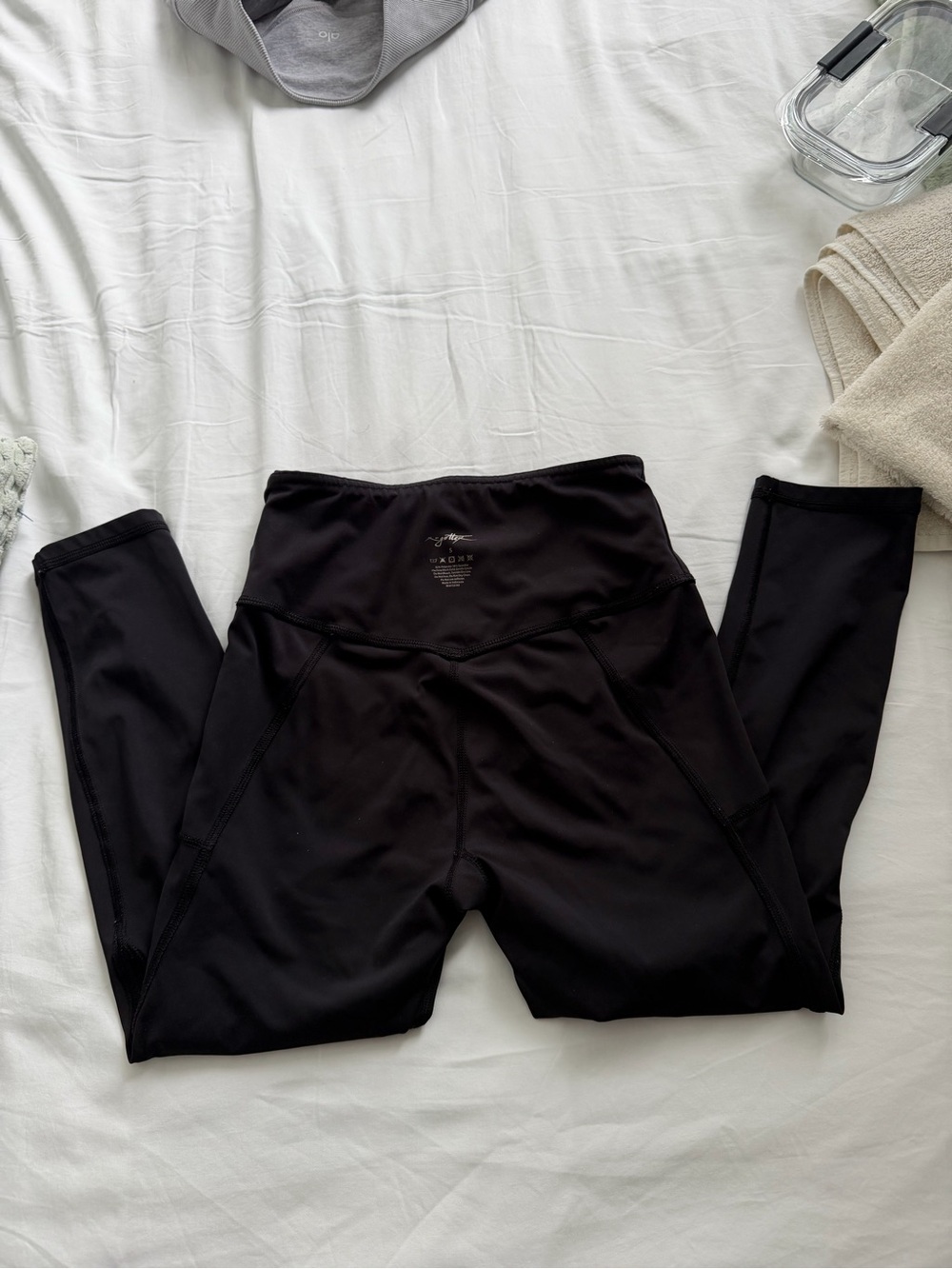 Gottex Black High-Waist Performance Leggings